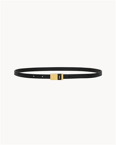 ysl anstecker|Thin anchor belt in leather .